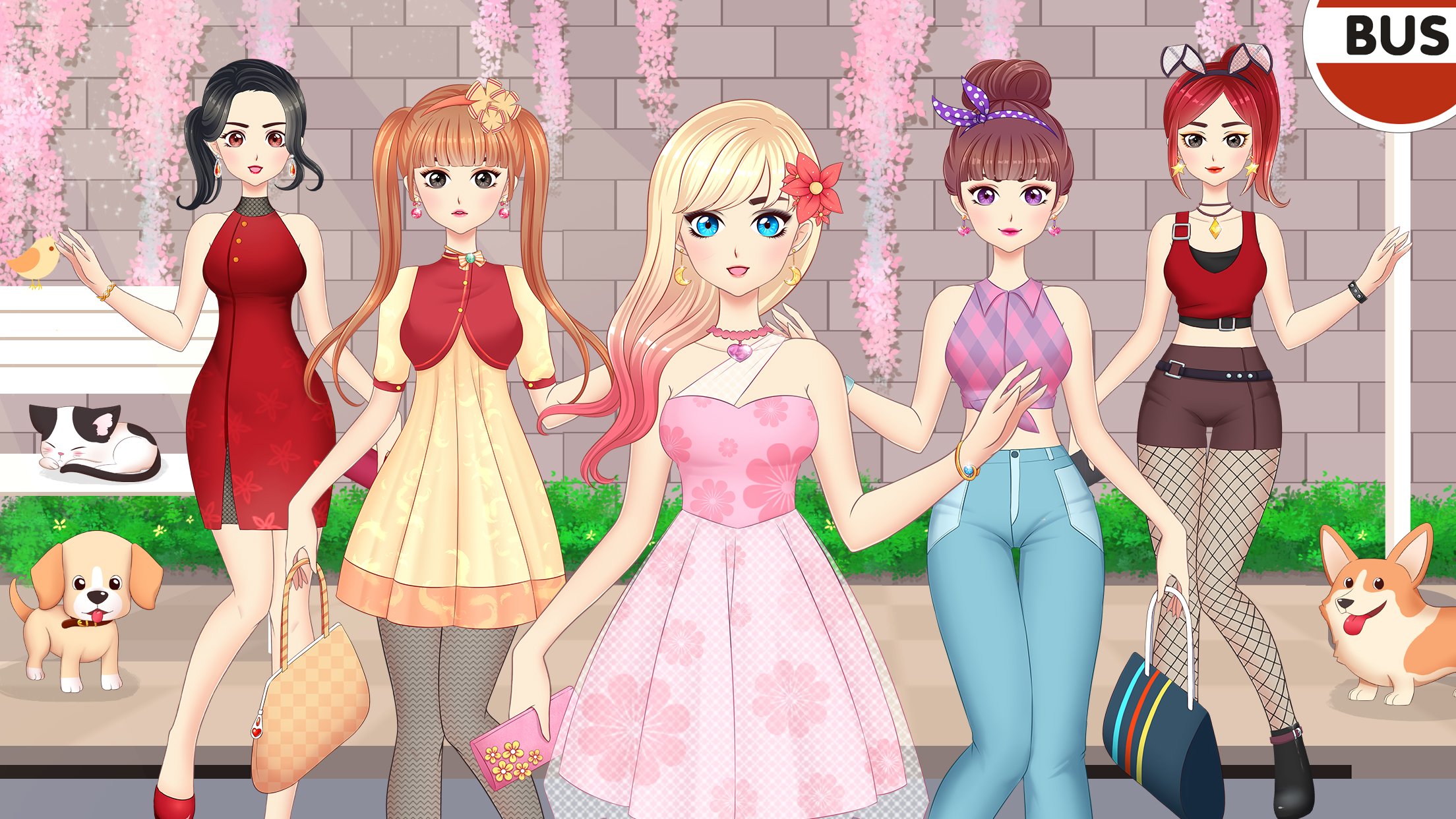 Anime Girls Dress Up Games - Free Online Game