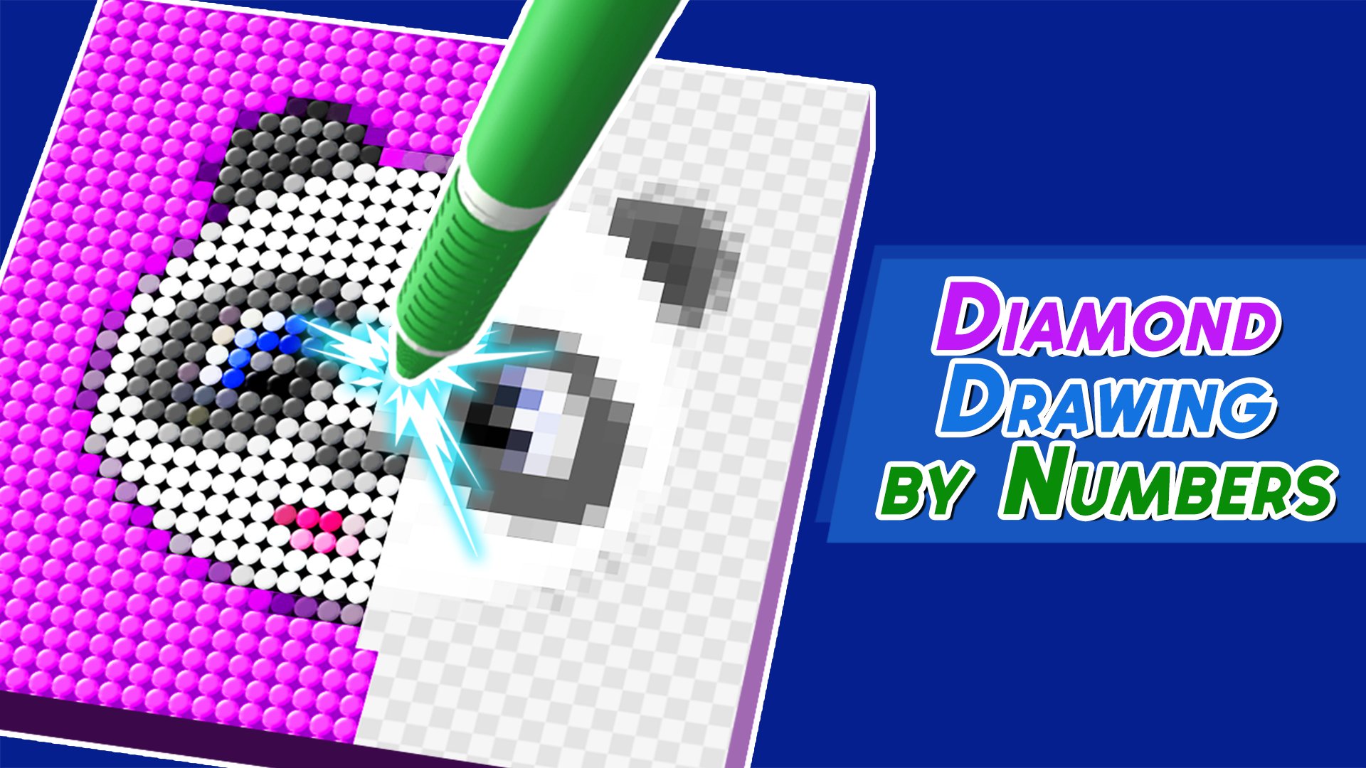 Diamond Drawing by Numbers - Free Online Game
